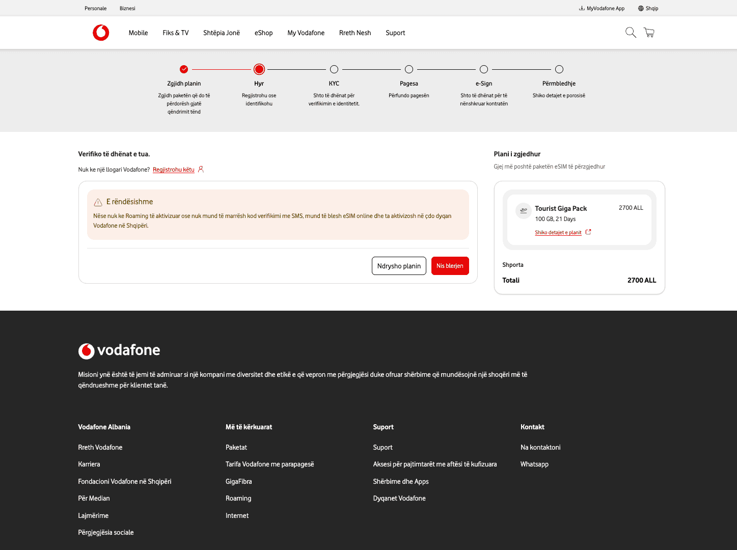 User authentication
